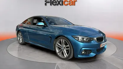 Usado BMW 420 190 CV (139 kW) 2017 Azul Coupe