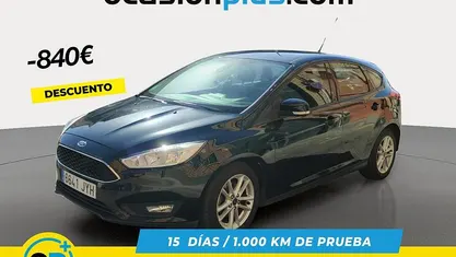 Usado Ford Focus Trend+ 125 CV (91 kW) 2017 Negro Utilitario