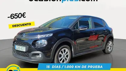Negro Usado 2017 Citroën C3 Feel Utilitario | 9250 € (Precio justo)