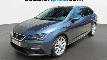 Usado Seat Leon FR 190 CV (139 kW) 2018 Gris Monovolumen