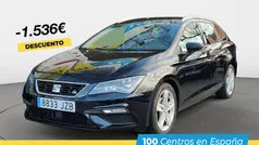 Negro Usado 2017 Seat Leon FR Familiar | 16.900 € (Precio justo)