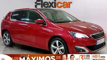 Käytetty Peugeot 308 Allure 120 HP (88 kW) 2016 Punainen Viistoperä