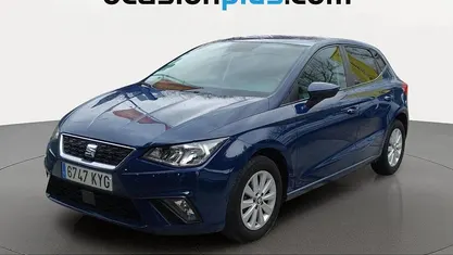 Usado Seat Ibiza Reference 75 CV (55 kW) 2019 Azul Utilitario