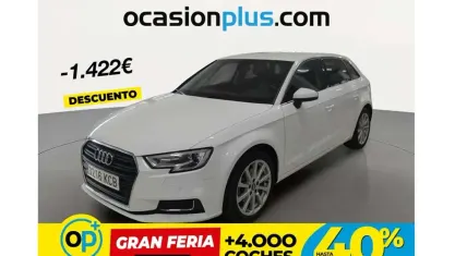 Usado Audi A3 Sportback Design 150 CV (110 kW) 2017 Blanco Utilitario