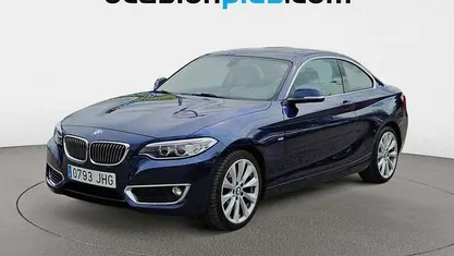 Azul Usado 2015 BMW 220 Coupe | 18.390 € (Precio justo)