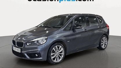 Käytetty BMW 218 Active Tourer 150 HP (110 kW) 2017 Harmaa Tila-auto