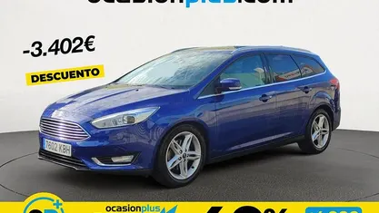 Usado Ford Focus Titanium 150 CV (110 kW) 2017 Azul Monovolumen