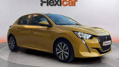 Usado Peugeot 208 Active 101 CV (74 kW) 2020 Amarillo Utilitario