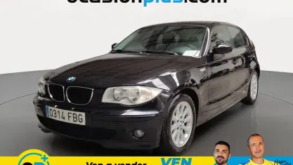 Usado BMW 118 129 CV (94 kW) 2006 Negro Utilitario