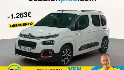 Usado Citroën Berlingo Shine 131 CV (96 kW) 2020 Blanco Monovolumen
