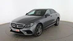 Gris Usado 2017 Mercedes E350 AMG line Berlina | 28.999 € (Precio justo)