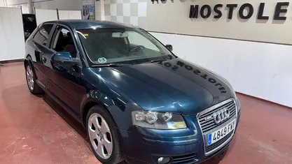 Käytetty Audi A3 Ambition 140 HP (102 kW) 2007 Sininen Viistoperä