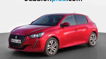 Usado Peugeot 208 Allure 102 CV (75 kW) 2021 Rojo Utilitario