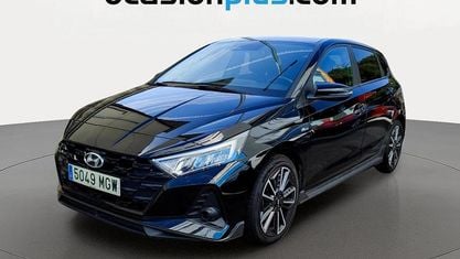 Usado Hyundai i20 N Line 101 CV (74 kW) 2023 Negro Utilitario