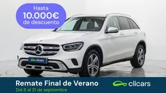 Blanco Usado 2021 Mercedes GLC220 SUV | 34.990 € (Buen precio)
