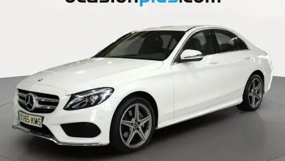 Usado Mercedes C220 AMG 170 CV (125 kW) 2018 Blanco Berlina