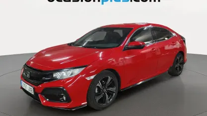 Begagnad Honda Civic Elegance 129 HK (94 kW) 2017 Röd Sedan