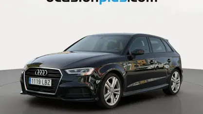 Usado Audi A3 Sportback S-Line 150 CV (110 kW) 2019 Negro Utilitario