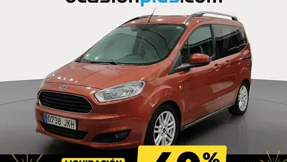 Rojo Usado 2015 Ford Tourneo Courier Titanium Monovolumen | 8450 € (Precio justo)