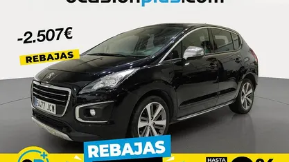 Negro Usado 2015 Peugeot 3008 Allure Monovolumen | 9550 € (Precio justo)