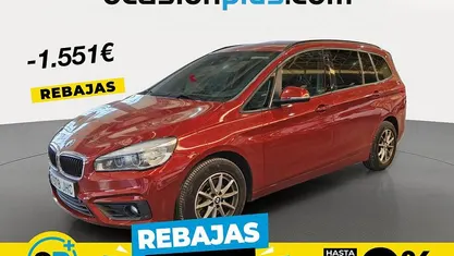 Rojo Usado 2015 BMW 218 Gran Tourer Monovolumen | 14.190 € (Precio justo)