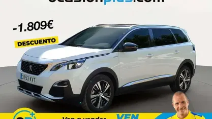 Usado Peugeot 5008 GT-line 131 CV (96 kW) 2019 Blanco SUV