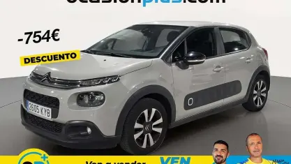 Usado Citroën C3 Feel 82 CV (60 kW) 2019 Beige Utilitario