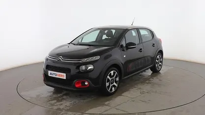 Usado Citroën C3 PureTech 82 CV (60 kW) 2018 Negro Utilitario