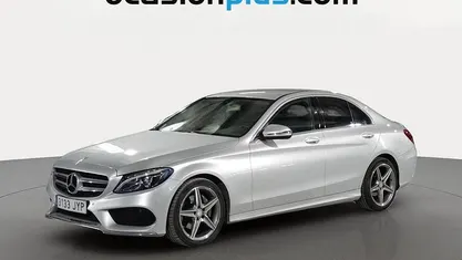 Usado Mercedes C220 AMG 170 CV (125 kW) 2017 Gris plata Berlina
