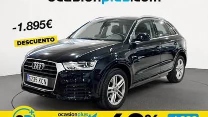 Usado Audi Q3 Sport 150 CV (110 kW) 2017 Negro SUV