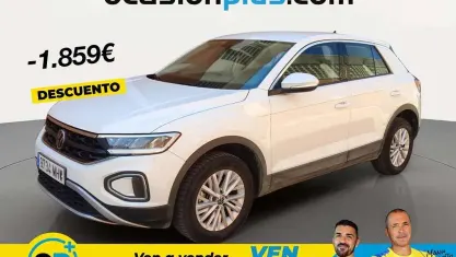 Usado VW T-Roc 110 CV (80 kW) 2023 Blanco SUV