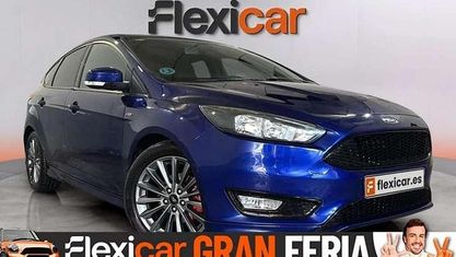 Brugt Ford Focus ST-Line 125 HK (91 kW) 2018 Blå Hatchback