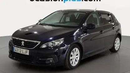 Usado Peugeot 308 Style 131 CV (96 kW) 2020 Azul Utilitario