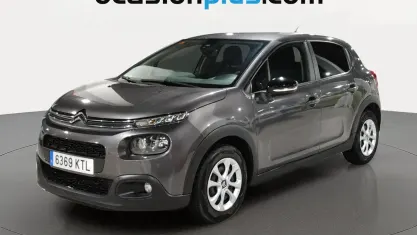 Usado Citroën C3 Feel 68 CV (50 kW) 2019 Gris Utilitario