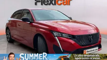 Usado Peugeot 308 Allure 131 CV (96 kW) 2024 Rojo Utilitario