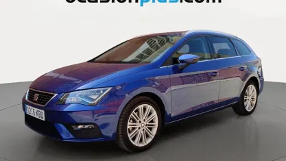 Usado Seat Leon XCELLENCE 150 CV (110 kW) 2017 Azul Monovolumen