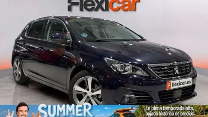 Usado Peugeot 308 Allure 131 CV (96 kW) 2018 Azul Utilitario