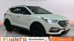 Blanco Usado 2017 Hyundai Santa Fe SUV | 21.470 € (Precio justo)