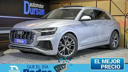 Usado Audi Q8 S-Line 286 CV (210 kW) 2021 Gris / plata SUV