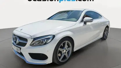 Usado Mercedes C220 AMG 170 CV (125 kW) 2016 Blanco Coupe