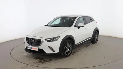Käytetty Mazda CX-3 Luxury 120 HP (88 kW) 2016 Valkoinen Katumaasturi
