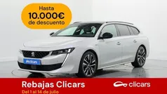 Blanco Usado 2021 Peugeot 508 GT Familiar | 19.990 € (Buen precio)