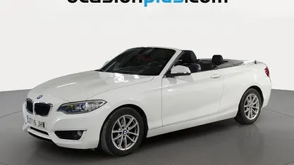 Blanco Usado 2015 BMW 220 Descapotable | 16.190 € (Precio justo)