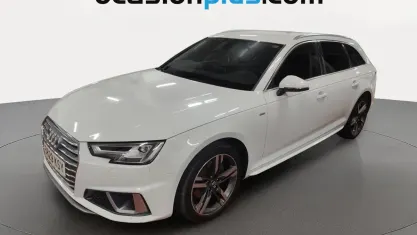 Usado Audi A4 S-Line 150 CV (110 kW) 2019 Blanco Familiar