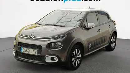 Usado Citroën C3 PureTech 82 CV (60 kW) 2020 Gris Utilitario