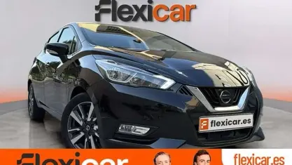 Usado Nissan Micra Acenta 73 CV (53 kW) 2017 Negro Utilitario