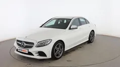 Blanco Usado 2019 Mercedes C200 AMG line Berlina | 25.899 € (Precio justo)