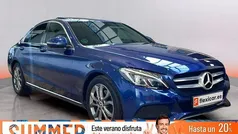 Azul Usado 2018 Mercedes C220 Berlina | 24.470 € (Precio justo)