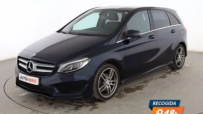 Usado Mercedes B200 AMG line 136 CV (100 kW) 2016 Azul Monovolumen