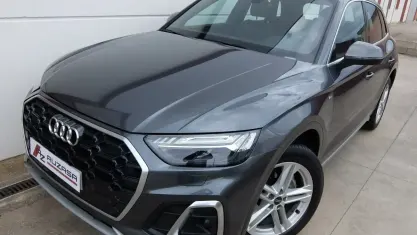 Usado Audi Q5 S-Line 204 CV (150 kW) 2021 Gris / plata SUV